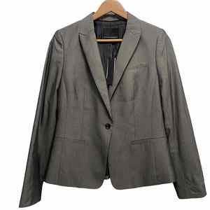Banana Republic Womens Gray Silk Blend 2 Button Blazer New $198 Size 8